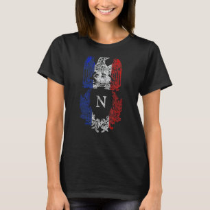 Napoleon Bonaparte Eagle French Flag Napoleonic Wa T-Shirt