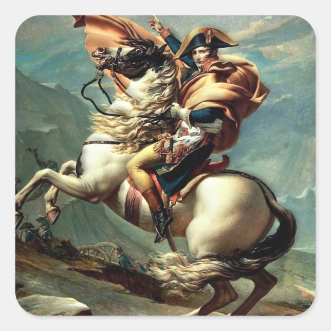 Napoleon Bonaparte Emperor France Square Sticker (Front)