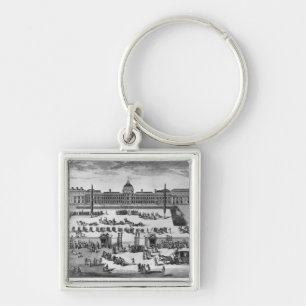 Napoleon Bonaparte  First Consul, ReviewingTroops Key Ring