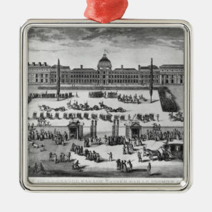 Napoleon Bonaparte  First Consul, ReviewingTroops Metal Tree Decoration
