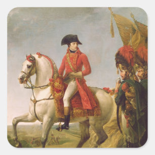 Napoleon Bonaparte  First Consul Square Sticker