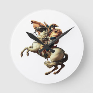 Napoleon Bonaparte France Round Clock