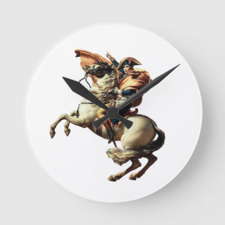 Napoleon Bonaparte France Round Clock