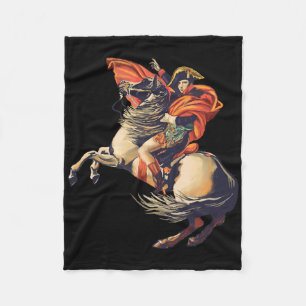 Napoleon Bonaparte French Military Leader History  Fleece Blanket