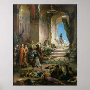 Napoleon Bonaparte in the Grand Mosque at Cairo Poster