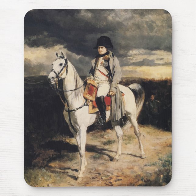 Napoleon Bonaparte On Horseback Mouse Pad (Front)