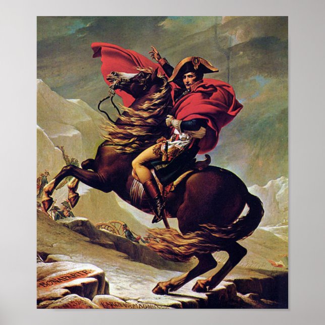 Napoleon Bonaparte on Horseback Poster (Front)