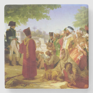 Napoleon Bonaparte Pardoning the Rebels Stone Coaster