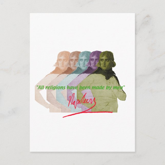 Napoleon bonaparte postcard (Front)