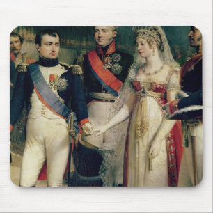 Napoleon Bonaparte Receiving Queen Louisa Mouse Pad