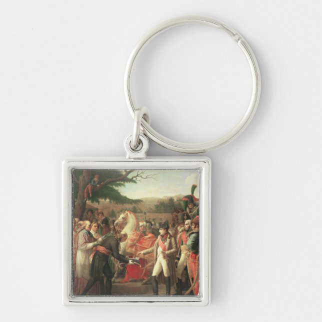Napoleon Bonaparte  Receiving the Keys Key Ring (Front)
