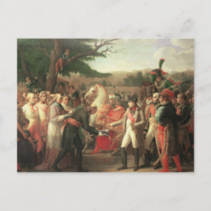Napoleon Bonaparte Receiving the Keys Postcard