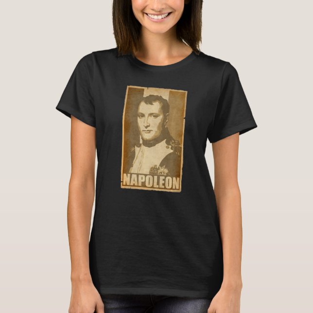 Napoleon Bonaparte Torn Propaganda Poster T-Shirt (Front)