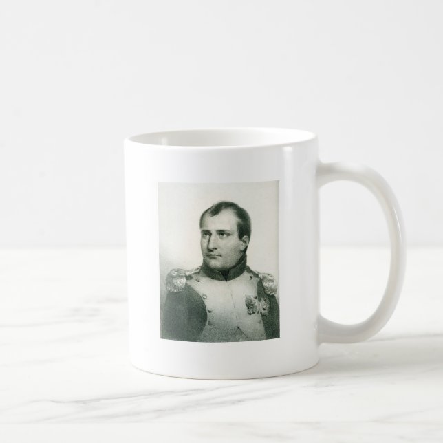 Napoleon Bonaparte with Quote.. Coffee Mug (Right)