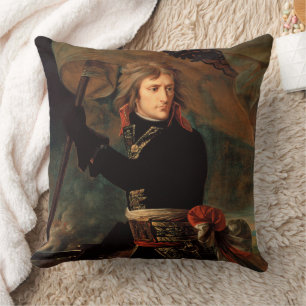 Napoleon Bonaparte's Rally at the Battle of Arcole Cushion