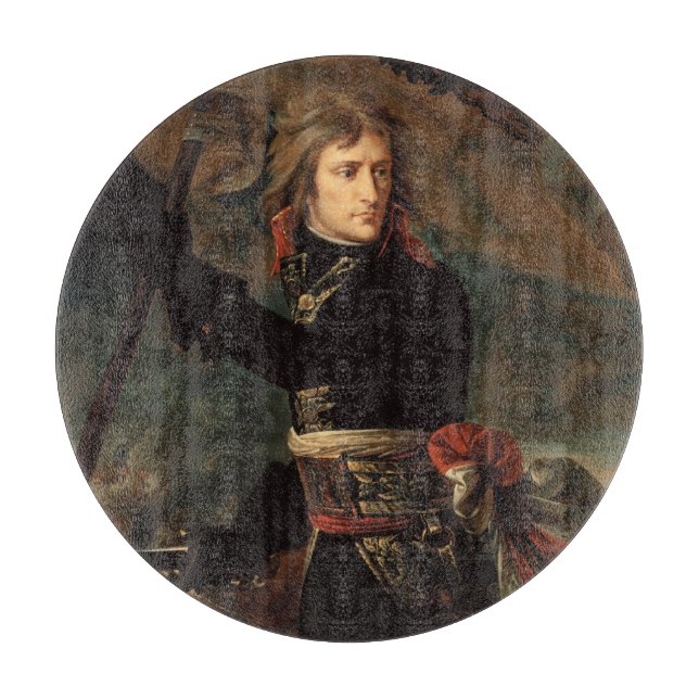 Napoleon Bonaparte's Rally at the Battle of Arcole Cutting Board (Front)