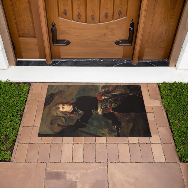 Napoleon Bonaparte's Rally at the Battle of Arcole Doormat (Outdoor)