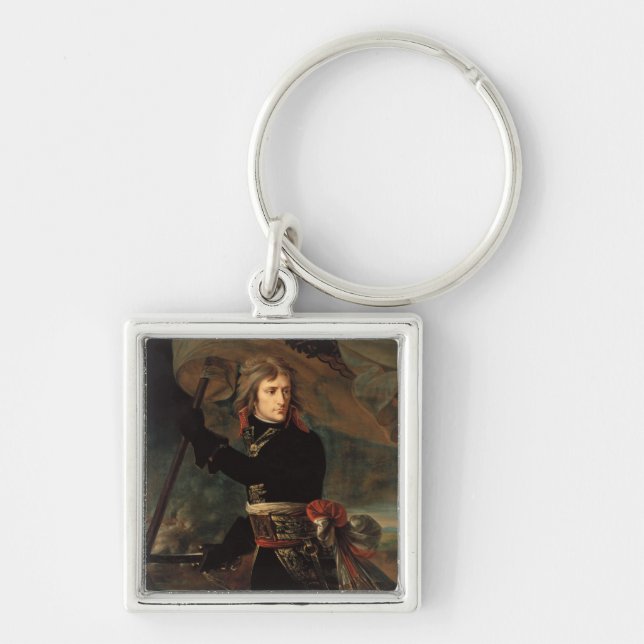 Napoleon Bonaparte's Rally at the Battle of Arcole Key Ring (Front)