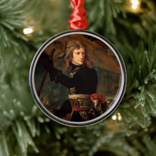 Napoleon Bonaparte's Rally at the Battle of Arcole Metal Ornament
