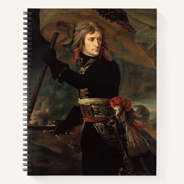 Napoleon Bonaparte's Rally at the Battle of Arcole Notebook (Front)