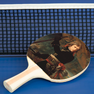 Napoleon Bonaparte's Rally at the Battle of Arcole Ping Pong Paddle
