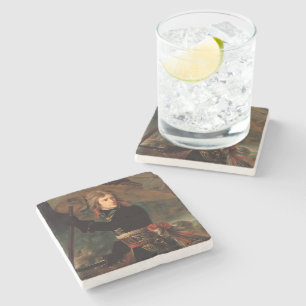 Napoleon Bonaparte's Rally at the Battle of Arcole Stone Coaster
