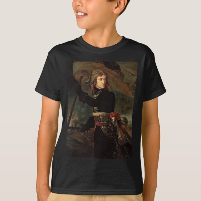Napoleon Bonaparte's Rally at the Battle of Arcole T-Shirt (Front)