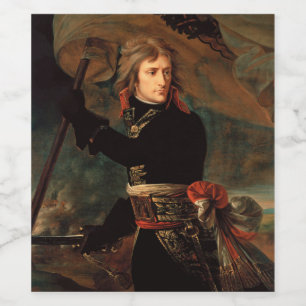 Napoleon Bonaparte's Rally at the Battle of Arcole Wine Label