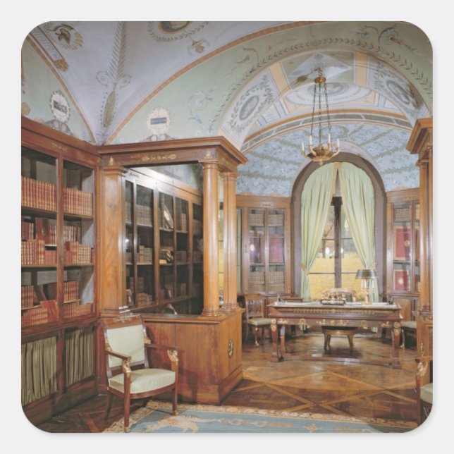 Napoleon Bonaparte's study, c.1800 Square Sticker (Front)