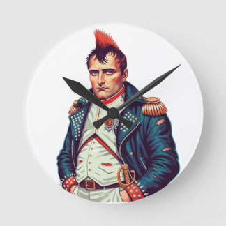 Napoleon bottle opener round clock