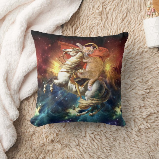Napoleon Cat in Space                              Cushion (Blanket)