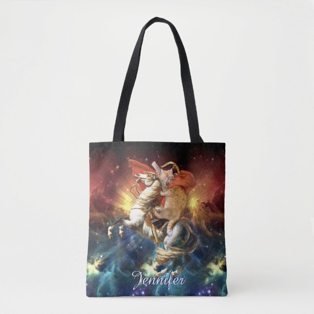 Napoleon Cat in Space                              Tote Bag (Front)