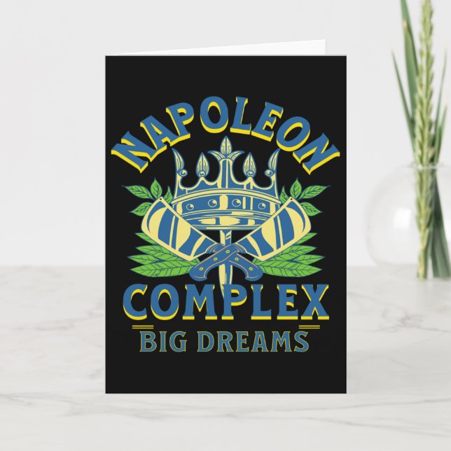 Napoleon Complex Big Dreams Short Bold Royal Long  Card (Front)