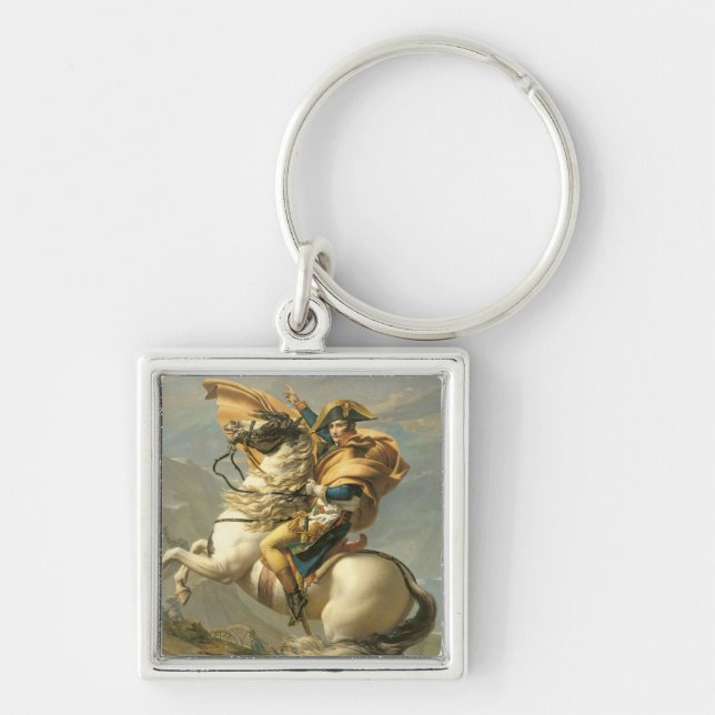 Napoleon  Crossing the Alps at the St Bernard Key Ring (Front)