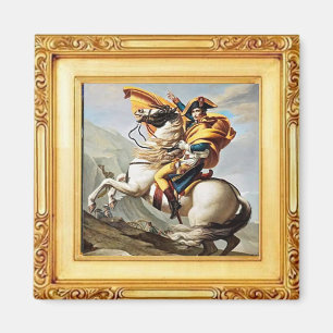 Napoleon Crossing the Alps by David - Magnet