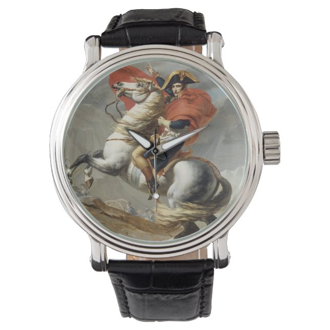 Napoleon Crossing The Alps By Jacques-Louis David Watch (Front)