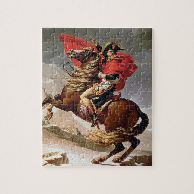 Napoleon Crossing the Alps, c.1800 (oil on canvas) Jigsaw Puzzle (Vertical)