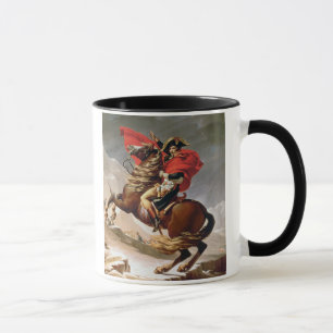 Napoleon Crossing the Alps, c.1800 (oil on canvas) Mug