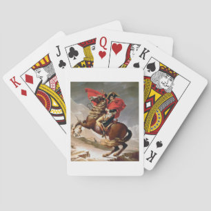 Napoleon Crossing the Alps, c.1800 (oil on canvas) Playing Cards