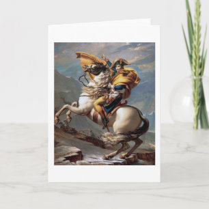 Napoleon Crossing the Alps, Jacques-Louis David Card