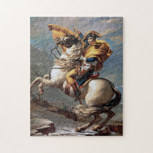 Napoleon Crossing the Alps, Jacques-Louis David Jigsaw Puzzle
