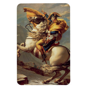 Napoleon Crossing the Alps-Jacques-Louis David Magnet