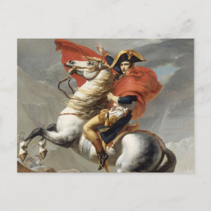Napoleon Crossing the Alps - Jacques-Louis David Postcard