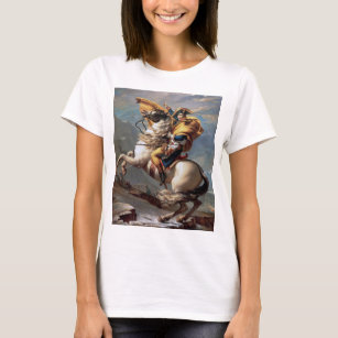 Napoleon Crossing the Alps, Jacques-Louis David T-Shirt