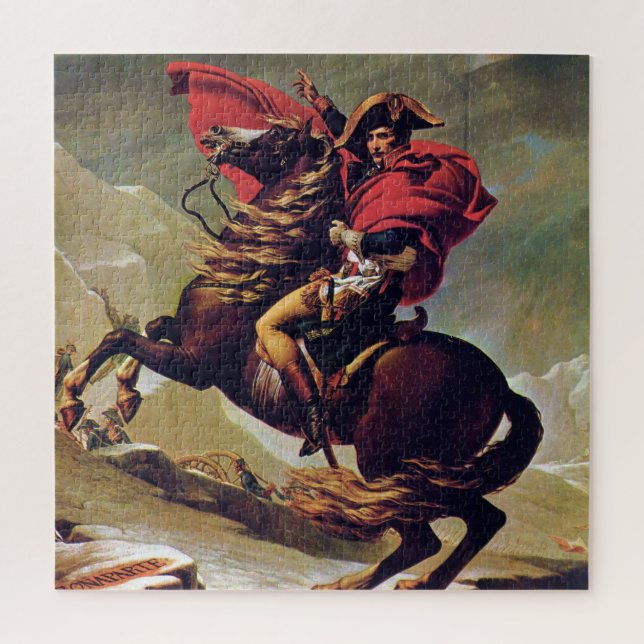 Napoleon Crossing the Alps Jigsaw Puzzle (Vertical)