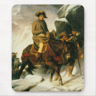 Napoleon Crossing The Alps Mouse Pad