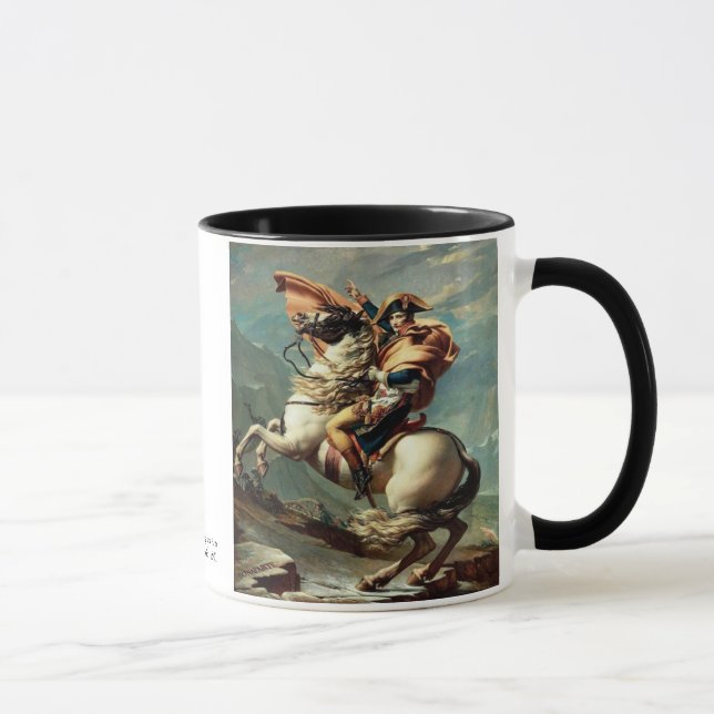 Napoleon Crossing the Alps Mug (Right)