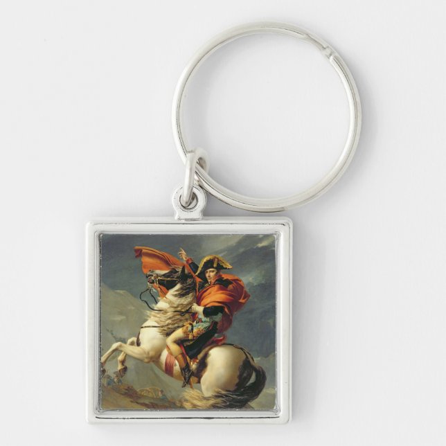 Napoleon Crossing the Alps on 20th May 1800 Key Ring (Front)