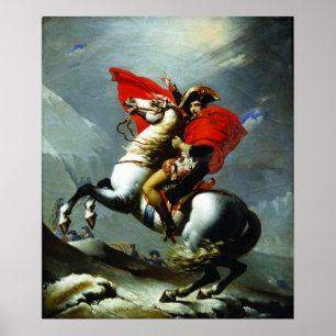 Napoleon Crossing the Alps (Perfect Quality) Poster