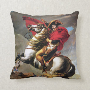 Napoleon Crossing the Alps Pillow